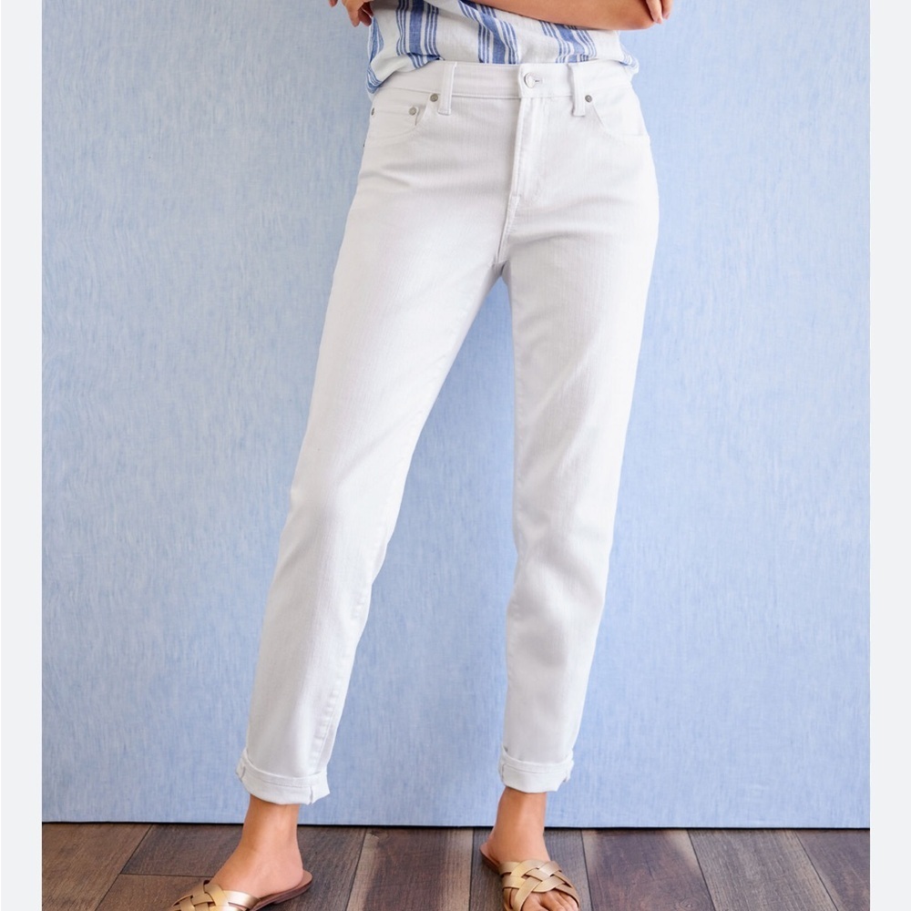 Talbots everyday relaxed white Jeans